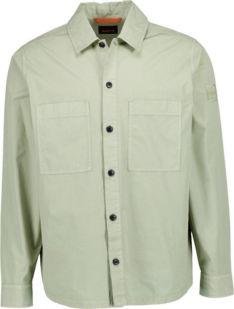 BOSS Orange Herren Overshirt grün