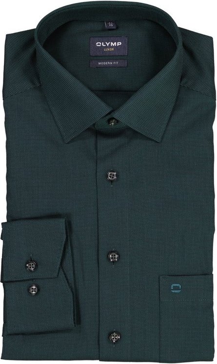 OLYMP Herren Hemd grün