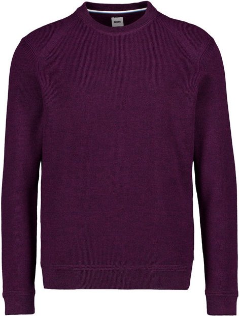 Thumbnail - Brax Herren Pullover violett unifarben