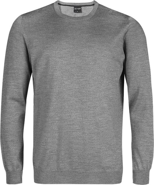Thumbnail - OLYMP Herren Pullover grau unifarben