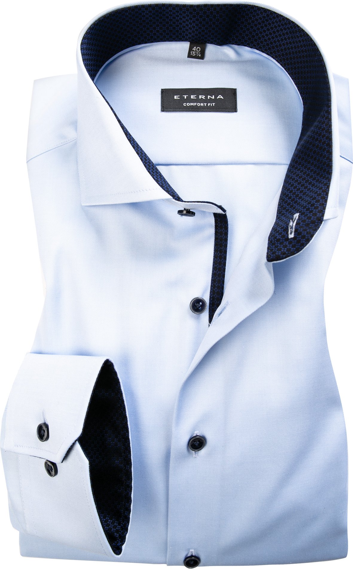 Thumbnail - ETERNA Herren Hemden blau Comfort Fit