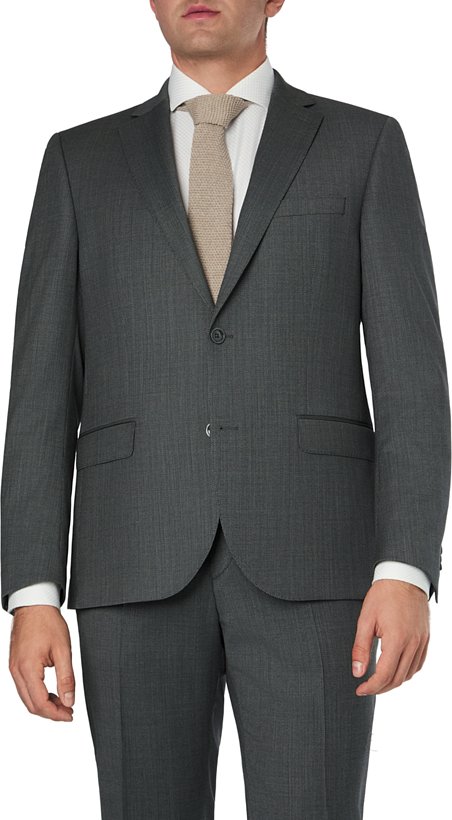 bugatti Herren Sakko grau meliert