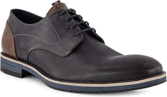 LLOYD Herren Derby blau Glattleder