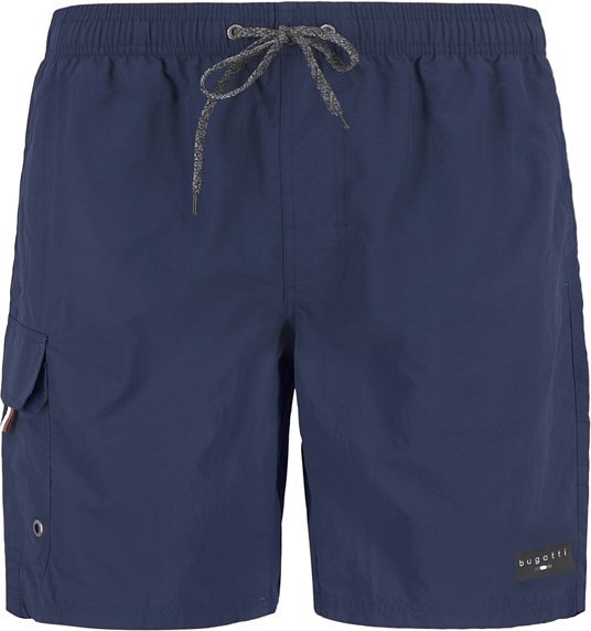 bugatti Herren Badeshorts blau unifarben