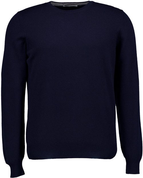 Gran Sasso Herren Pullover blau unifarben