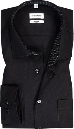 Seidensticker Herren Hemd schwarz