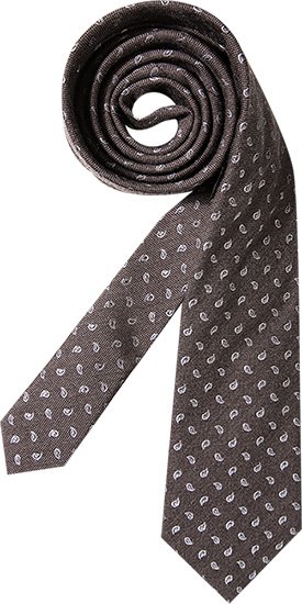 Thumbnail - bugatti Herren Krawatte braun Gemustert