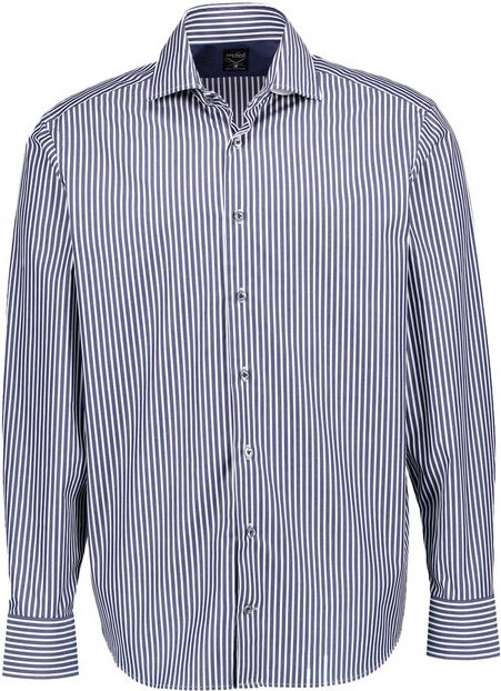 van Laack Herren Hemd blau gestreift