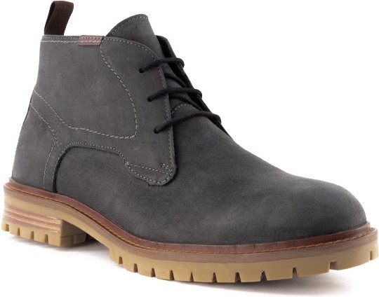 Hamlet Herren Desert Boots schwarz Glattleder