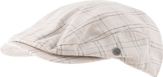 bugatti Herren Mütze beige Baumwolle & Mix kariert