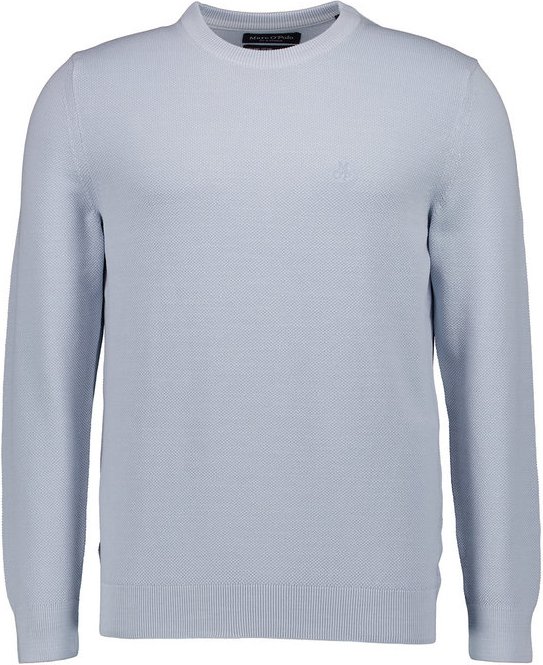 Marc O'Polo Herren Pullover blau unifarben