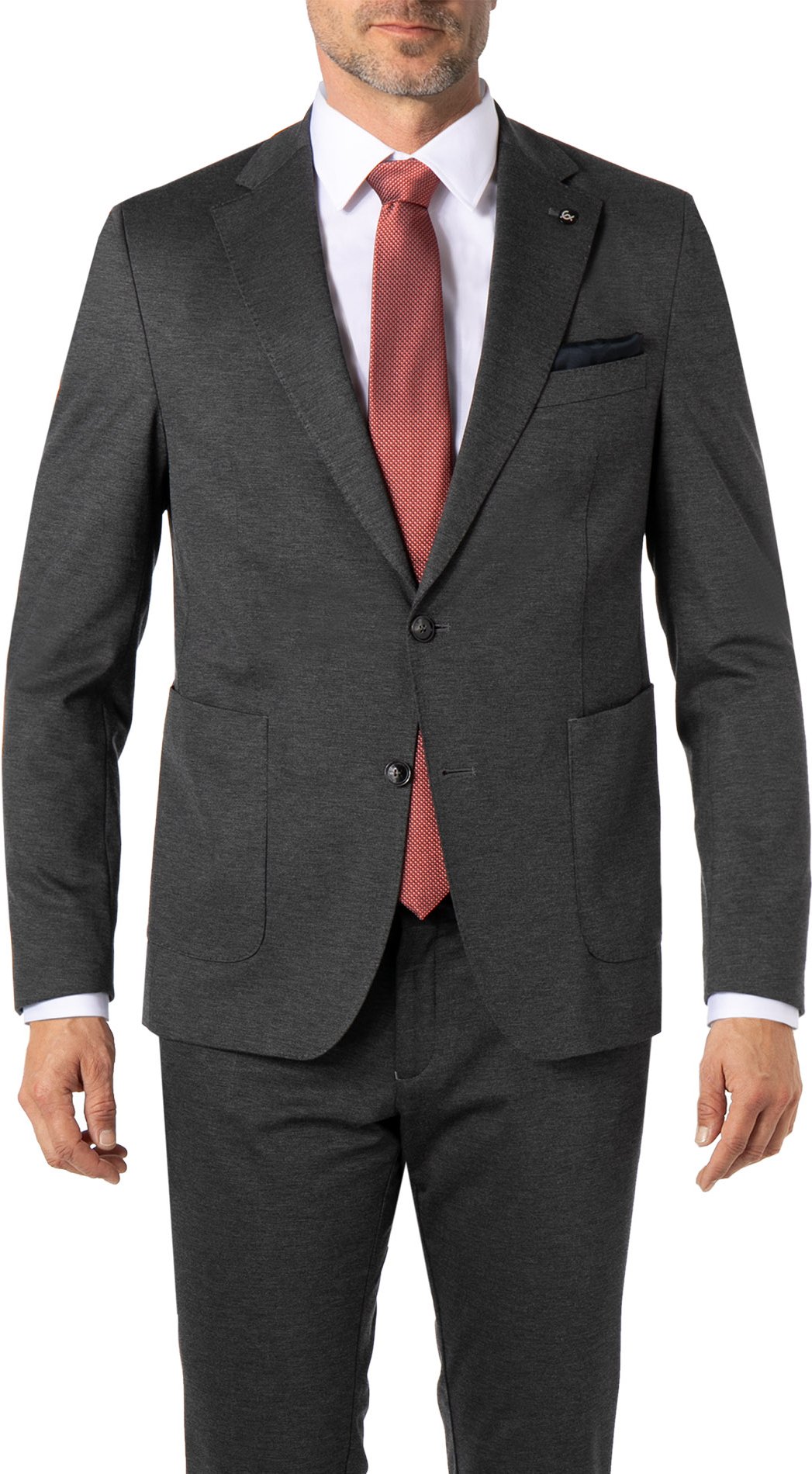 Carl Gross Herren Sakko grau meliert
