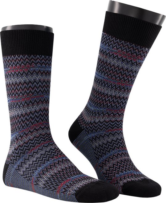 Thumbnail - MISSONI Herren Socken blau gemustert