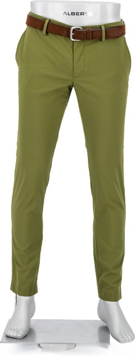 Thumbnail - Alberto Herren Hose grün Slim Fit