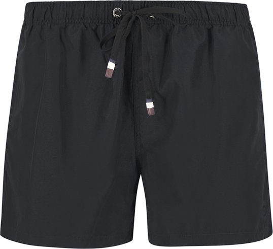 bugatti Herren Bademoden schwarz Mikrofaser unifarben