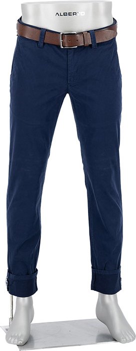 Alberto Bike Herren Chino blau