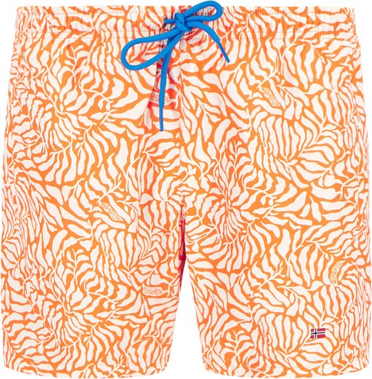 Thumbnail - NAPAPIJRI Herren Badeshorts orange Gemustert
