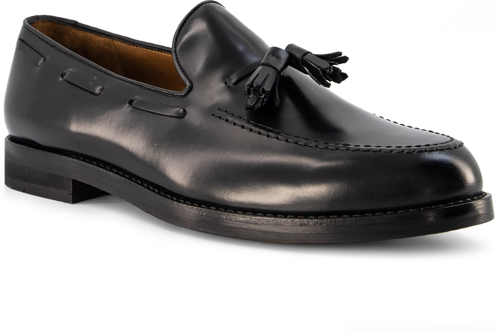 Thumbnail - LOTTUSSE Herren Loafer schwarz Glattleder
