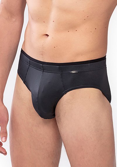 Mey Herren Slip schwarz Mikrofaser/Funktion Gemustert