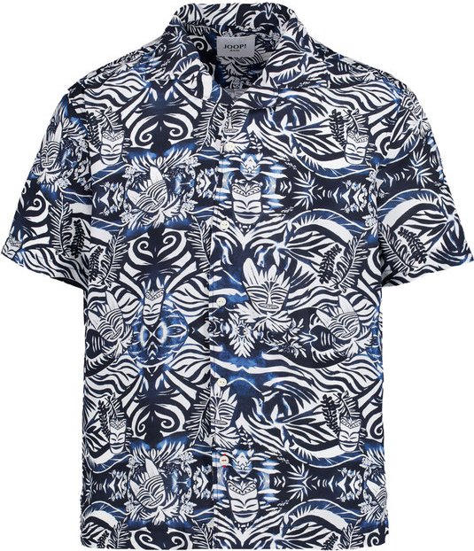 JOOP! Herren Hemden blau geblümt
