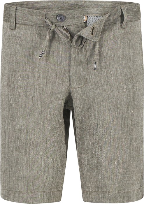 BOSS Black Herren Shorts grün meliert