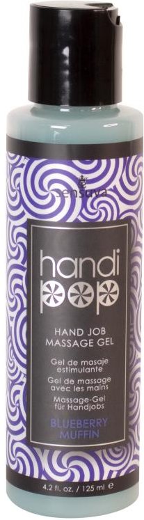 Sensuva - Handipop Handjob Massage Gel Blueberry Muffin 125