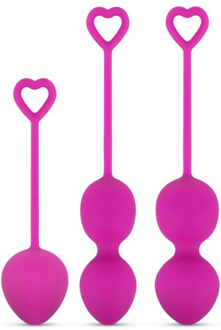 Gewichtetes Kegelball-Set – Fuchsia