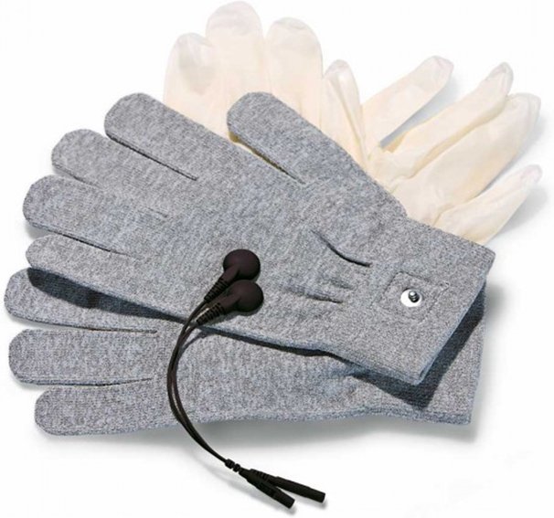 MYSTIM – Magic Gloves Elektro-Massagehandschuhe – Schwarz
