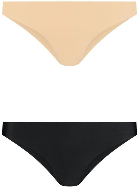 Bye Bra - Invisible Brazilian Nude + Black S