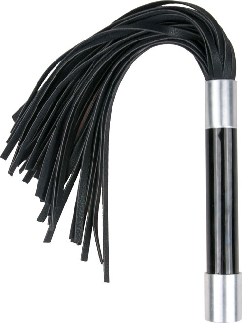 Easytoys Fetish - Riemenpeitsche mit Metallgriff