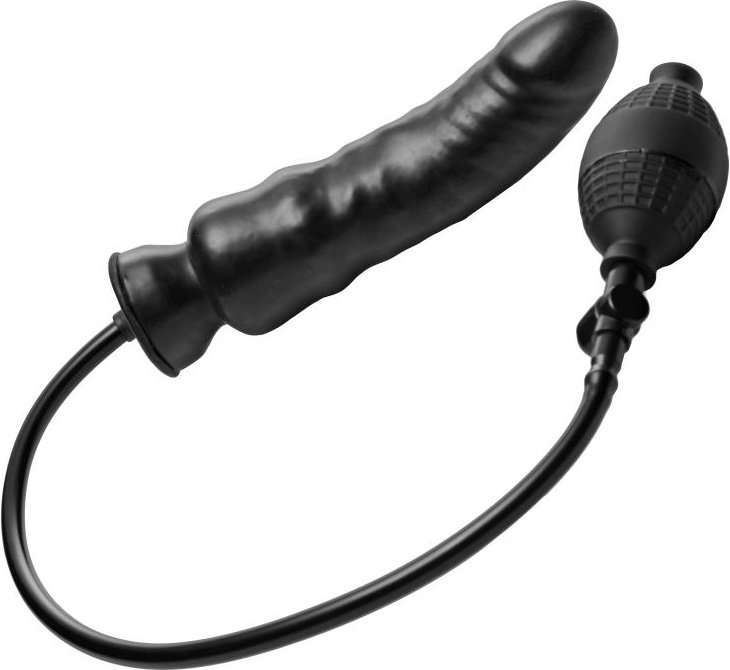 XR Brands - Renegade Aufblasbarer Dildo - Schwarz