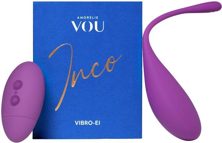 AMORELIE VOU »Inco« Vibro-Ei mit Fernbedienung