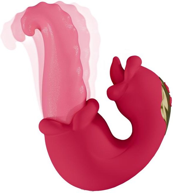 Teazers – Double Tongue Vibrator – Rosa