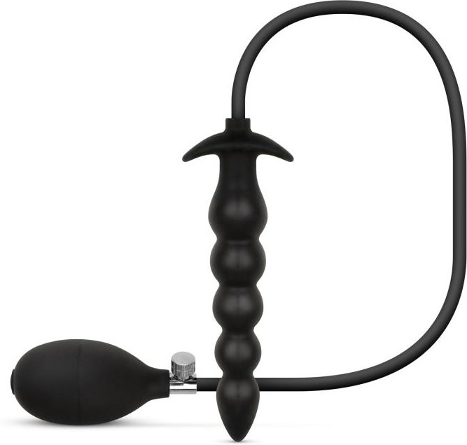 Anal Collection - Aufblasbarer Dildo mit Pumpe 20 cm - Schwarz