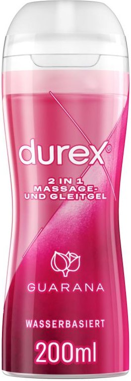 Durex 2in1 Massage- & Gleitgel Guarana - 200 ml