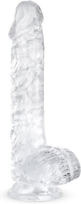 Jelly Dildo mit Hoden - 15 cm