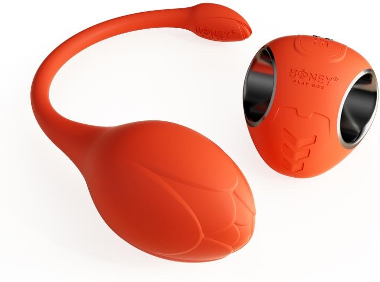 HoneyPlayBox - LILI App-gesteuerter Eier-Vibrator Orange