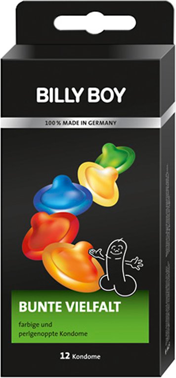Thumbnail - Billy Boy Bunte Vielfalt Kondome - 12 st.