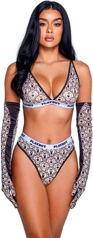 Playboy Lingerie - Bunny Sport Zweiteiliges Set
