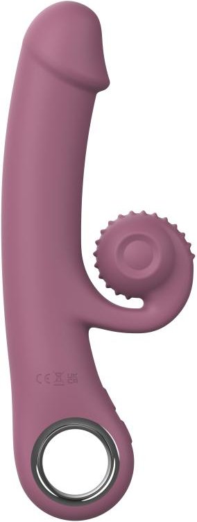 Online Only - Double Lust - Flexibler Snail Vibrator - Lila