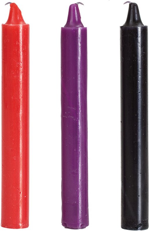 Japanische Tropfkerzen - 3er-Packung