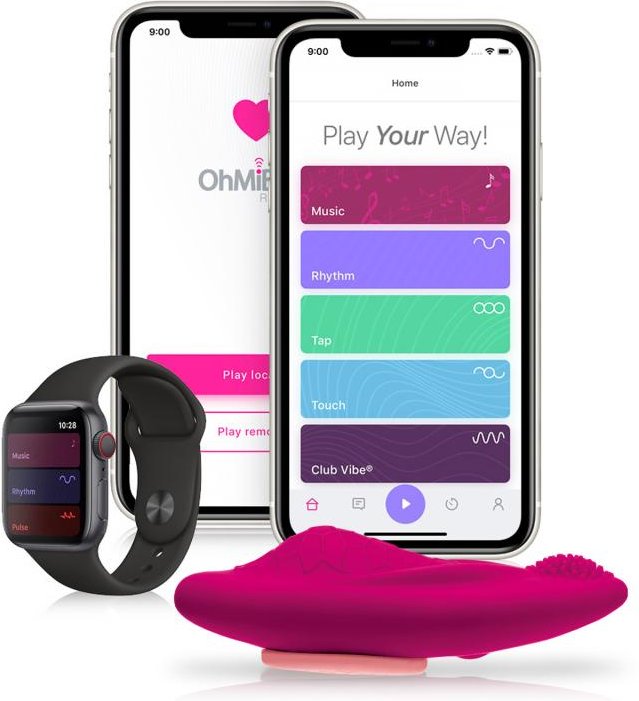 OhMiBod - Foxy Bluetooth App-Controlled Wearable Panty Vibra