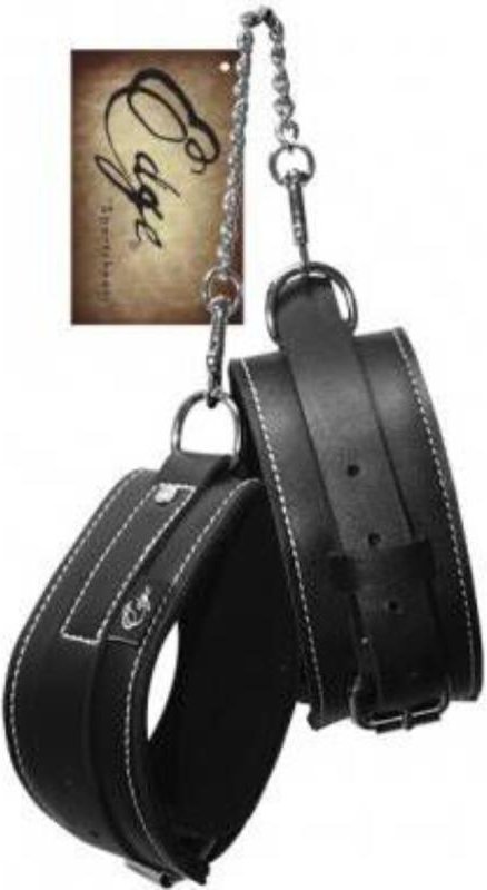 SPORTSHEETS – Edge Leder Knöchel Fesseln – Verstellbar