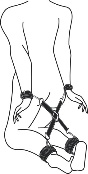 EasyToys »Hog-Tie« Handschellen & Fußfesseln-Set