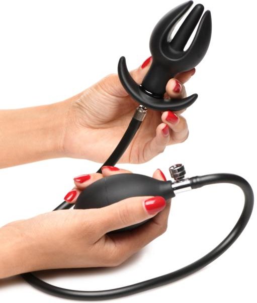 Master Series Analplug mit Aufblasfunktion