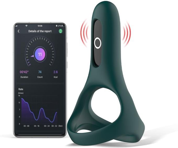 Magic Motion »Magic Rise« Penisring mit App & Vibration