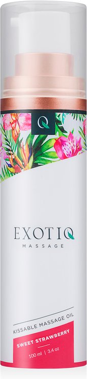 Exotiq Massageöl Sweet Strawberry - 100 ml