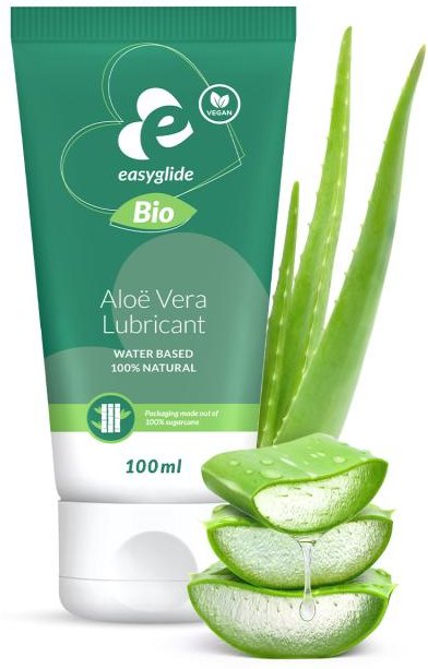 EasyGlide - Bio & Natur Wasserbasiertes Gleitmittel Aloë vera - 100 ml
