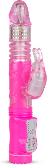 EasyToys »Hasen« Rabbit-Vibrator mit Stoßfunktion & rotierenden Perlen