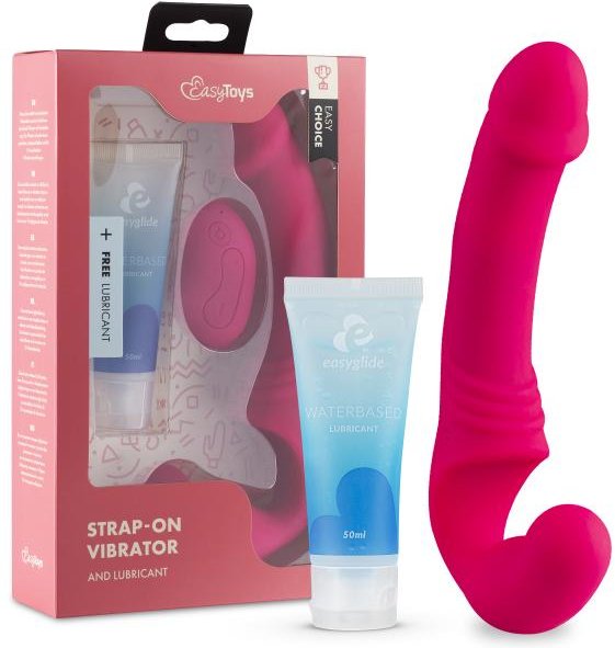 Easy Choice Strap-On mit Vibration & Gleitgel Set